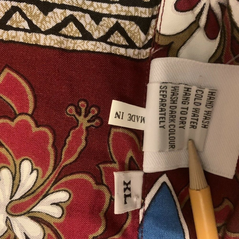 XL Vtg Jammin Shirts Brand Mens Button Up Hawaiian - Picture 10 of 12